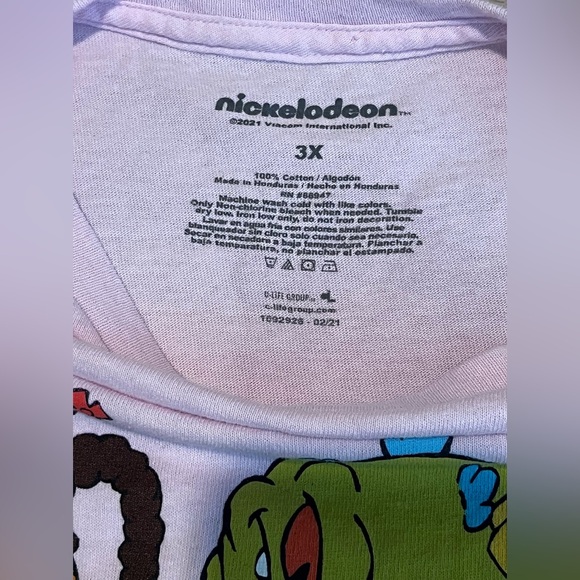 Nickelodeon Rugrats women's pink short sleeve crop top size 3X - Picture 4 of 6